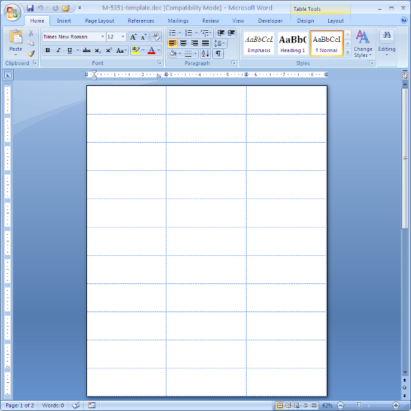 M-5351 Template