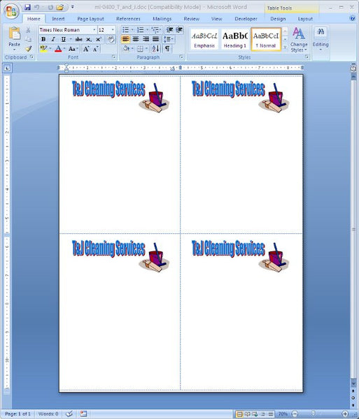 Shipping Label Logo for ML-0400