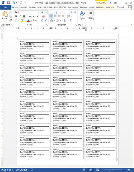 Address Labels – An Alternate Use