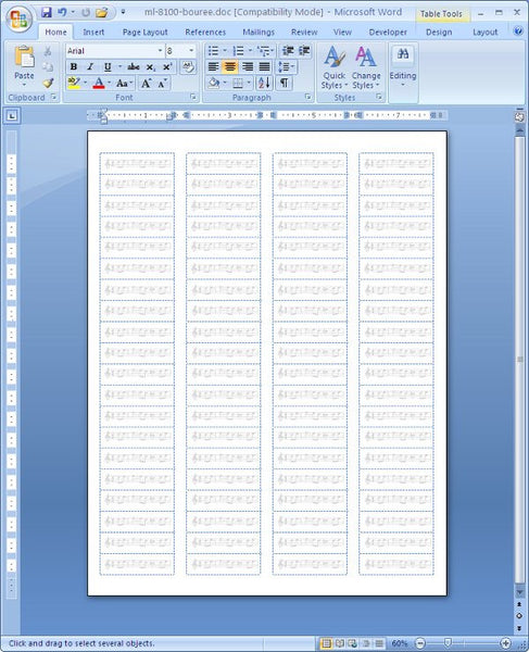 Return Address Label Template