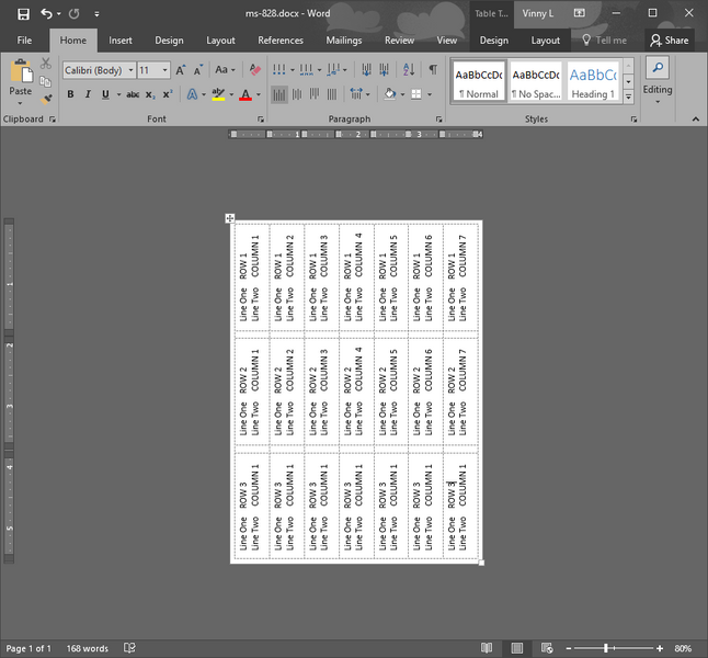 MS-828 Template