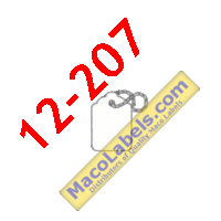 MACO 12-207 Strung Merchandise Tags 3/4