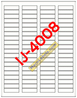 MACO IJ-4008 Matte Clear Inkjet Labels 1-3/4