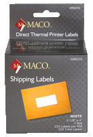 MACO M86202 Direct Thermal Labels, 4