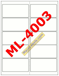 MACO ML-4003 Matte Clear 4-1/4