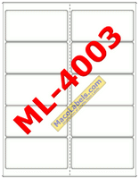 MACO ML-4003 Matte Clear 4-1/4
