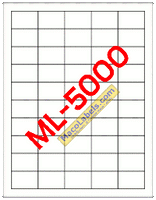 MACO ML-5000 White UPC Barcode Labels, 1-1/2