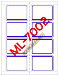 ML-7002 Name Badge Labels 2-1/3