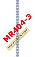 MACO MR404-3 Light Blue 1/4" Circle Color Coding Labels