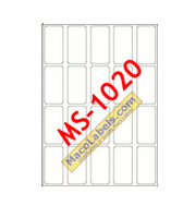 MACO MS-1020 Rectangular Label 5/8