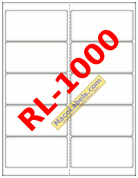 MACO RL-1000 White Address Label 4