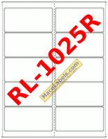 MACO RL-1025R White Removable Address Labels 4