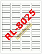 MACO RL-8025 Return Address Label 1-3/4" X 1/2" Recycled Paper