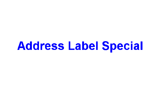 Hump Day Address Label Specials