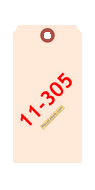 MACO 11-305 Plain Manila Tags, 2-3/8" X 4-3/4"