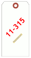 MACO 11-315 White Shipping Tags 4-3/4" X 2-3/8", 1000 Tags Per Box