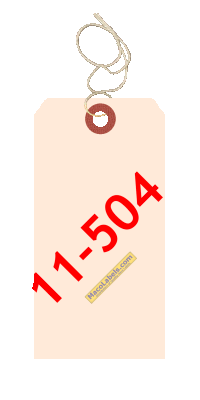 MACO 11-504 Strung Shipping Tags, 2-1/8