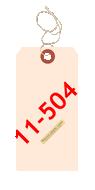 MACO 11-504 Strung Shipping Tags, 2-1/8" X 4-1/4"