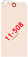 MACO 11-508 Strung Manila Shipping Tags, 3-1/8" X 6-1/4"