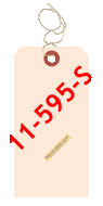 MACO 11-595-S Strung Manila Shipping Tags, 2-3/8" X 4-3/4"