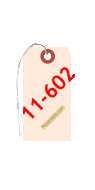 MACO 11-602 Wired Manila Shipping Tags 1-5/8" X 3-1/4"