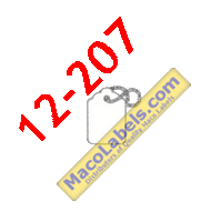 MACO 12-207 Strung Merchandise Tags 3/4" X 1-3/32"
