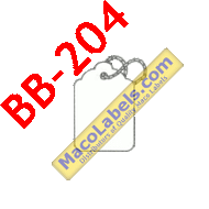 MACO BB-204 Strung Merchandise Tags 1-3/32" X 1-3/4"