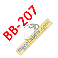 MACO BB-207 Merchandise Tags, 3/4