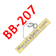 MACO BB-207 Merchandise Tags, 3/4" X 1-3/32"