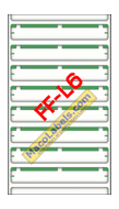 MACO FF-L6 Green File Folder Label 3-7/16" X 9/16"