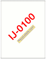 MACO IJ-0100 Full Sheet Label 8-1/2