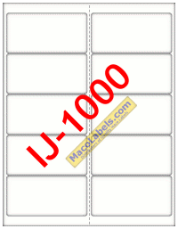 MACO IJ-1000, Address Labels, 4