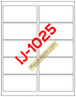 MACO IJ-1025 Address Labels, 4" X 2"