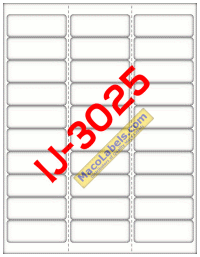 MACO IJ-3025 Inkjet Labels, 2-5/8
