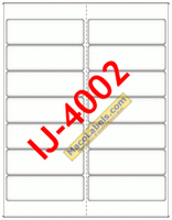 MACO IJ-4002 Matte Clear Inkjet Labels, 4