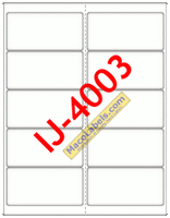 MACO IJ-4003 Matte Clear Inkjet Labels, 4
