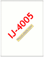 MACO IJ-4005 Matte Clear Full Sheet Label, 8-1/2