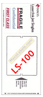 MACO LS-100 Blank Shipping & 4 Handling Labels