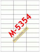 MACO M-5354 Copier Labels, 33 Labels Per Sheet, 2-5/6