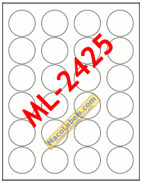ML-2425 White 1-2/3