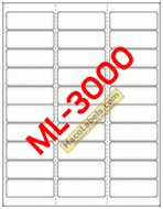 ML-3000 Address Label, equivalent to Avery 5160