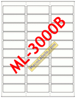 ML-3000B White Address Labels 2-5/8