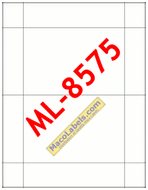 MACO ML-8575 Post Cards 4" X 6", 2 Postcards Per Sheet