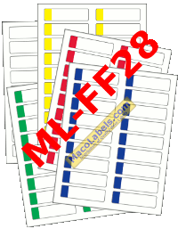MACO ML-FF28 Assorted Colors 15/16
