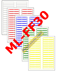 MACO ML-FF30 Red, White, Blue, Green, Yellow 2/3