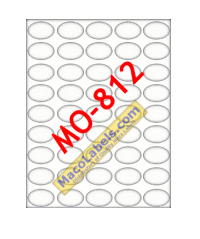 MACO MO-812 Oval labels 1/2
