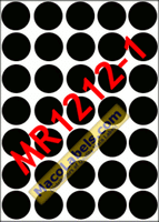 MR1212-1 Black Color coding Label 3/4
