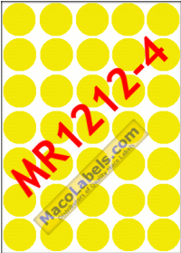 MACO MR1212-4 Yellow 3/4