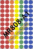 MACO MR808-A1 Assorted Colors 1/2