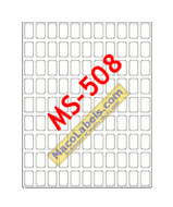 MACO MS-508 White 5/16" X 1/2" Labels 1089 Labels Per Box